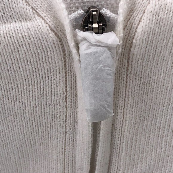 Puma Zip Front Cream and Turquoise Jacket L - Picture 7 of 8